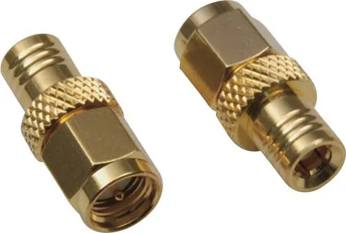 TRU Components 1579580 SMB-Adapter SMB-Stecker - SMA-Stecker 1St.