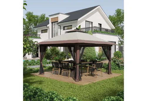 Outsunny Faltpavillon 4x4m von Outsunny