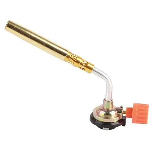 MAGT Gasbrenner, Edelstahl Kupfer Flambierbrenner Butangas Brenner Handzündung Küchenbrenner Flammenwerfer Brenner für Kochen Camping Grill