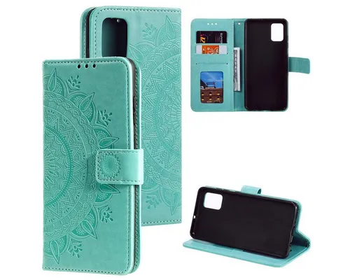CoverKingz Handyhülle Hülle für Samsung Galaxy Note20 Handyhülle Flip Case Cover Tasche, Klapphülle Schutzhülle mit Kartenfach Schutztasche Motiv Mandala