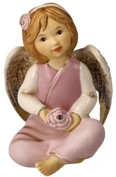 Schutzengel Figur Gloria – Engel der Liebe für Weihnachten - Sammlerfigur mit viel Liebe zum Detail, ideal als Geschenk zur Geburt, Taufe, Kommunion oder Konfirmation.