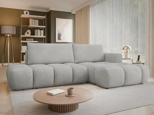 MIRJAN24 Ecksofa Soffi mit Bettkasten und Schlaffunktion - Praktisches Ecksofa Soffi, ideal für kleine Räume. Mit Schlaffunktion und Bettkasten für zusätzlichen Stauraum. Maße: 283x166x87 cm, flexibles Design für Ihre Wohnbedürfnisse.