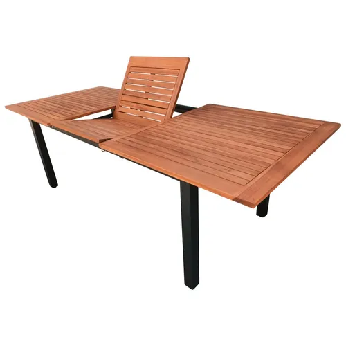 Gartentisch ausziehbar 180/240x100cm Ausziehtisch Esstisch Terrasse Balkon Tisch