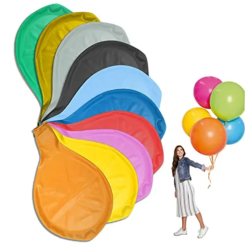 Stück Grosse Luftballons Bunt YUTOU 36 Zoll Luftballon Helium Latex Riesige Ballon Riesen Bunte Luftballons Riesenluftballon für Party Geburtstag Hochzeit Festival Dekoration(10 Fraben) 10
