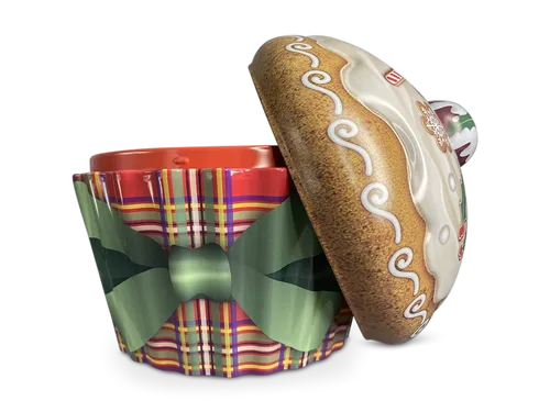 MediMuc Keksdose Weihnachts Cupcake Pudding, Metall von MediMuc