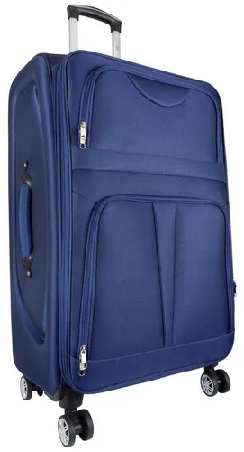 Warenhandel König Weichgepäck-Trolley Zardic, 4 Rollen, Dehnfalte, zwei zusätzliche Außentaschen, aufrecht rollbar