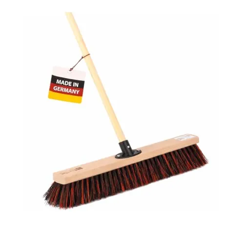 Straßenbesen, Allzweckbesen, 40cm Breit, mit Besenstiel 160cm Lang, Besen