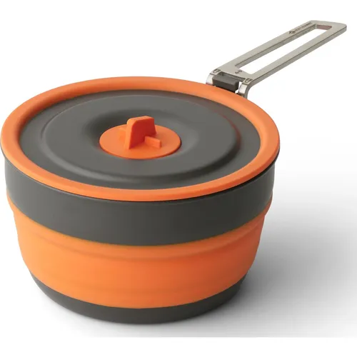 Sea to Summit Frontier Ul Collapsible Topf 1L, orange in grau von Sea to Summit
