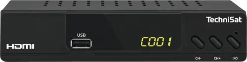TechniSat HD-C 232 - Kompakter HD-Receiver für digitales Kabelfernsehen, ideal für kleine Räume mit EPG und USB-Mediaplayer