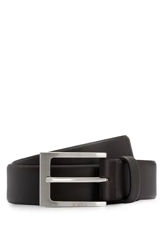 BOSS Herren Barnabie Gürtel, Dunkel Braun, 100 EU - Herren-Gürtel mit hochwertiger Verarbeitung und zeitlosem Design, perfekt für elegante Outfits.