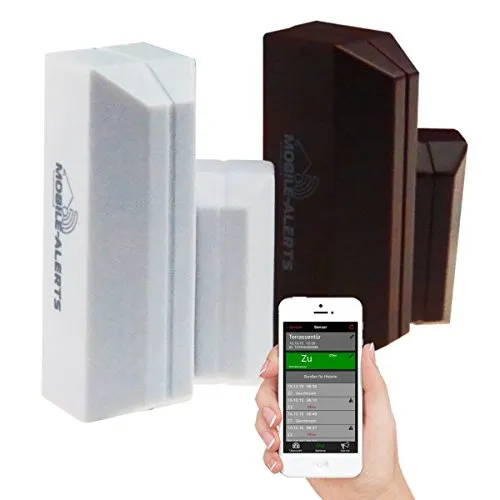 Technoline Techno Line MA10800-1 Kontaktsensor - Alarmanlagen - Überwacht Fenster und Türen mit Push-Benachrichtigungen auf Ihr Smartphone, ideal für effektive Hausüberwachung.