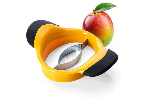 Goods+Gadgets Obstschneider Mangoschäler Mangoentkerner, (Mangoschneider), Ø 17,5cm & Spülmaschinenfest