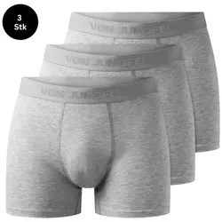 von Jungfeld Boxershorts BRIEFS Bio-Baumwolle S-XL Herren (3-St., 3er-Pack)
