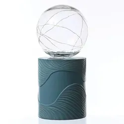 LED Solar Tischlampe GLOW in blau von Marelida