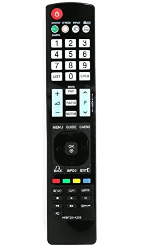 Ersatz TV Fernbedienung passend für LG AKB72914209 / Fernseher