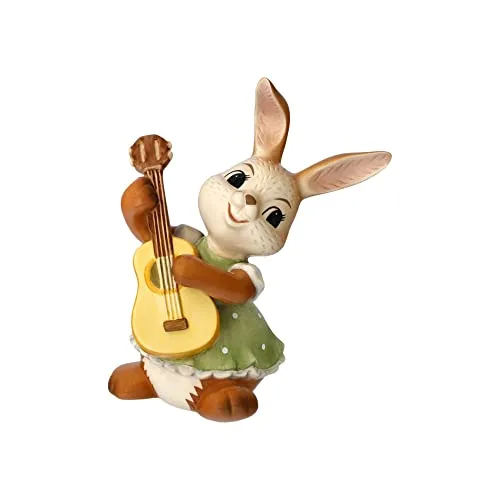 Goebel Figur Hasenmädchen 14,5 cm - Gitarrenklang Ostern Osterhasen