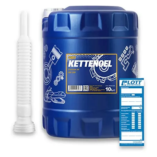 MANNOL 10L Kettenöl Schmieröl + Befüllschlauch