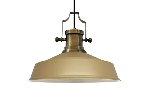Bamyum Pendelleuchte Asletl - Industrielle Hängelampe 41 cm - Moderne Pendelleuchte aus hochwertigem Metall mit verstellbarem Kabel. Ideal für Esszimmer, Küche oder Wohnzimmer und sorgt für einen industriellen Look.