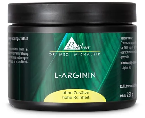 L-Arginin HCL Pulver nach Dr. med. Michalzik - ohne Zusatzstoffe - von Biotikon®