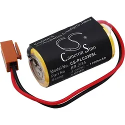 TECHTEK Akku Kompatibel mit [Panasonic] BR2/3A, BR2/3AE2P, CR17335, CR17335-SE Ersetzt BR-2/3A, für CR17335