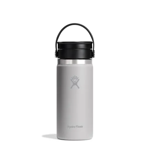 Hydro Flask 16oz Wide Flex Sip Lid Isolierflasche - Isolierflasche aus hochwertigem Edelstahl, ideal für umweltfreundlichen Coffee2Go - hält Getränke lange warm oder kalt.