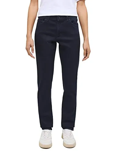 MUSTANG Damen Jeans Hose Crosby - Schmaler Beinverlauf - Jeans mit mittlerer Bundhöhe und schmalem Beinverlauf aus leicht elastischer Baumwollmischung. 5-Pocket-Design, ideal für den Alltag und dauerhaft im Programm.