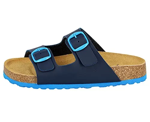 Lico Pantolette Bioline Kids Hausschuh blau 27 EU von LICO