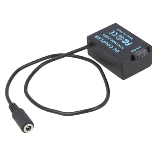 DC-Kuppler, Akkuadapter kompatibel mit Panasonic DMW-DCC6 - ersetzt DMW-BMB9E