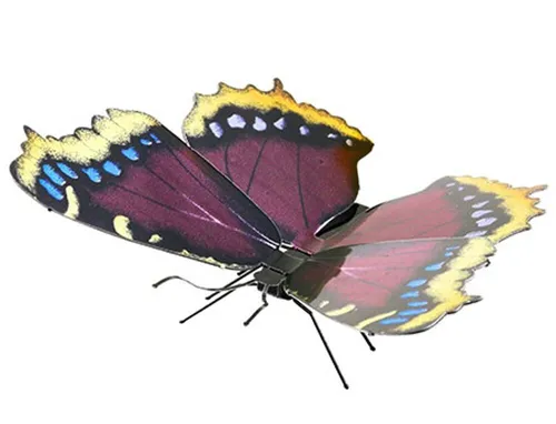 Invento Puzzle Metal Earth, Trauermantel - 3D Metall Puzzle, Puzzleteile