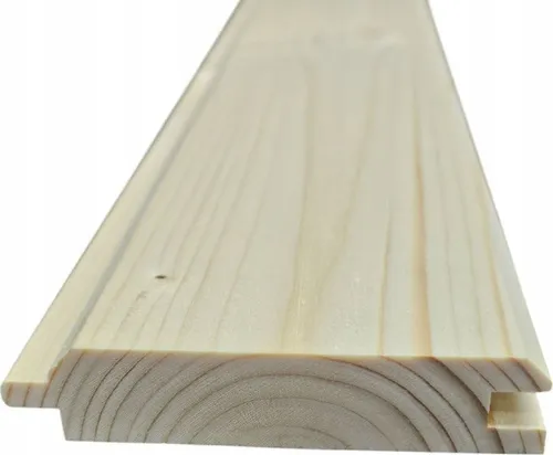 QLS 1 Stk. Profilbretter 120 cm Nut und Feder Profilholz Kiefer Gehobelt 11160