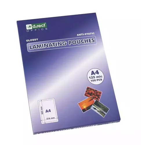 Folia laminacyjna A4 125 mic a'100 D.RECT D.RECT 5907814634795