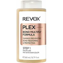 Revox B77 PLEX Bond Multiply Formula Step 1 - Haarpflege für beschädigtes, chemisch behandeltes Haar, 260 ml, stärkt die Haarfasern und schützt vor Beschädigungen – ideal für naturbelassenes und coloriertes Haar.