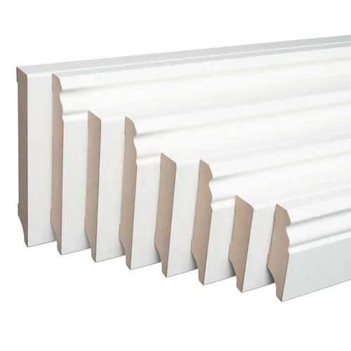 REESE Sockelleisten und Zubehör | Hamburg/Berlin u. Weimar Profil | MDF Weiß