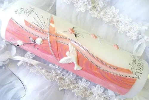 Kerzen Pink von kerzenzauber-lusine