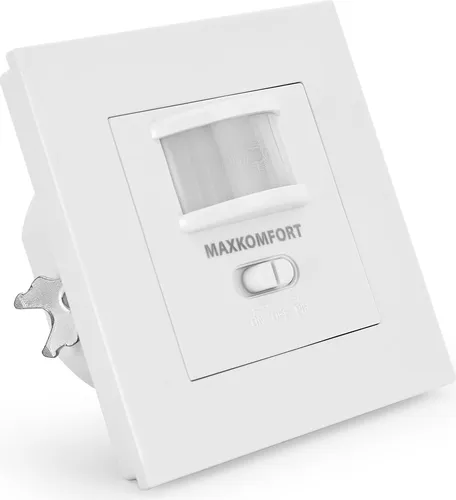 Bewegungsmelder für Innen-Bereich Bewegungssensor weiß 160° Sensor Infrarot 9m Lux und Zeit einstellbar STOLUX