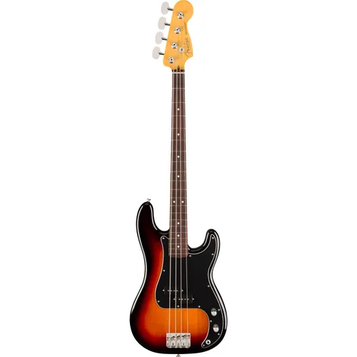Fender Am Pro Clsc P-Bass RW 3TS - P-Bass mit Erlenkorpus und modernem 'C'-Hals, ideal für professionelle Musiker; inklusive Deluxe Gig Bag für optimalen Schutz.
