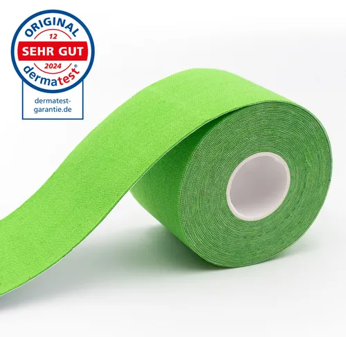 axion® Kinesio Tape Rolle GRÜN – 500 x 5 cm - Medizinprodukt