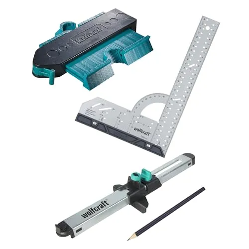 wolfcraft Geling Set Laminat- und Designboden einpassen I 6976000