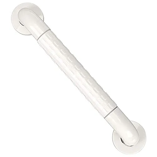 PHOEWON Haltegriff Bad Anti-Rutsch Badezimmer Haltegriff Badewanne SUS 304 Edelstahl Griffstangen Dusche für Senioren -400mm (Weiß)
