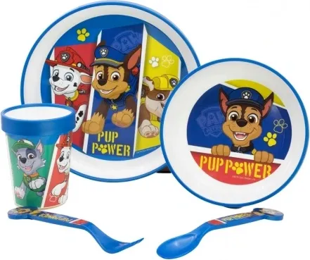 Original PAW PSI PATROL ANTI-SLIPPING Geschirrset 5 el.
