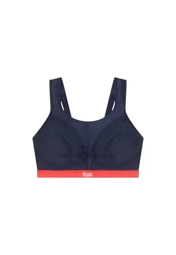 Shock Absorber D+ Klassischer Support BH für Frauen - Blau - Funktionsunterwäsche für intensives Training, bietet optimalen Halt und Komfort bei jedem Lauf.