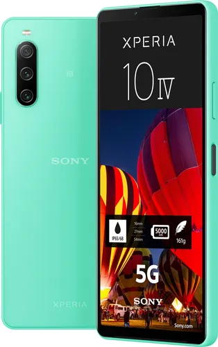 Sony Xperia 10 IV 5G 128GB Smartphone - mintgrün - Handys ohne Vertrag: Erlebe brillante Farben auf dem 6' OLED-Display und die Vielseitigkeit der Triple-Kamera für beeindruckende Fotos. Mit 5.000 mAh Akku für den ganzen Tag!