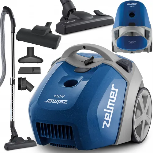 STAUBSAUGER MIT BEUTEL 900W HEPA 3.5L TURBO-BÜRSTE GUMMIRÄDER LEISTUNGSEINSTELLU