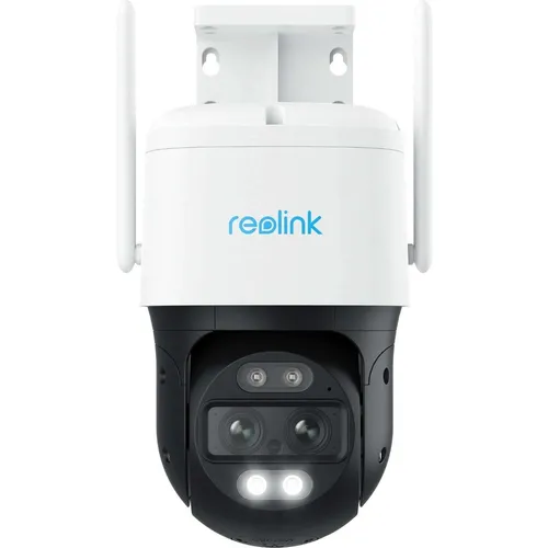 Reolink Trackmix Smart 2K Ultra HD - Batteriebetriebene Sicherheitskamera - Überwachungskamera mit 2 Objektiven und Bewegungsverfolgung, kabellos und IP65 wetterfest. Ideal für Außenbereiche mit Nachtsicht bis zu 30 m.