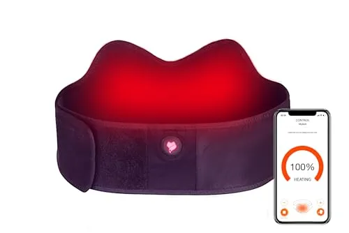 Vulpés beheizbarer Wärmegürtel | Smartphone Steuerung für gezielte Wärme - Wärmepads zur Behandlung von Schmerzen & Fieber, mit innovativer Wärmetechnologie und flexibler Steuerung über Smartphone für maximalen Komfort bei Rückenschmerzen.