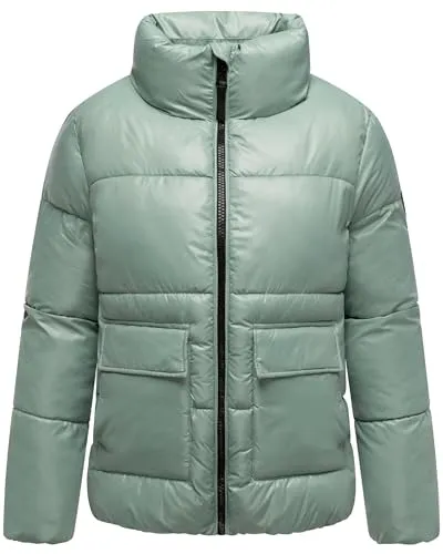 Navahoo Kurzjacke Eispracht 14 - Modische Damen Winterjacke in Mintgrün - Funktionsjacken, wasserabweisend und winddicht - ideal für kalte Tage. Perfekte Passform mit elastischen Bünden für zusätzlichen Komfort.