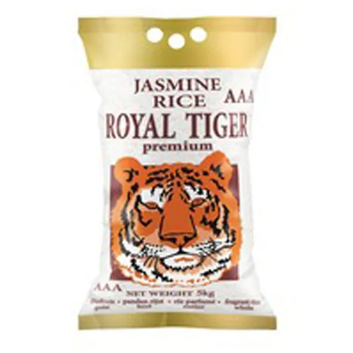 Royal Tiger Jasmin Duftreis 5kg - Premium Qualität - Hochwertiger Jasminreis aus Kambodscha, ohne Zusatzstoffe, ideal für asiatische Hauptgerichte und sorgt für ein unvergleichliches Aroma.