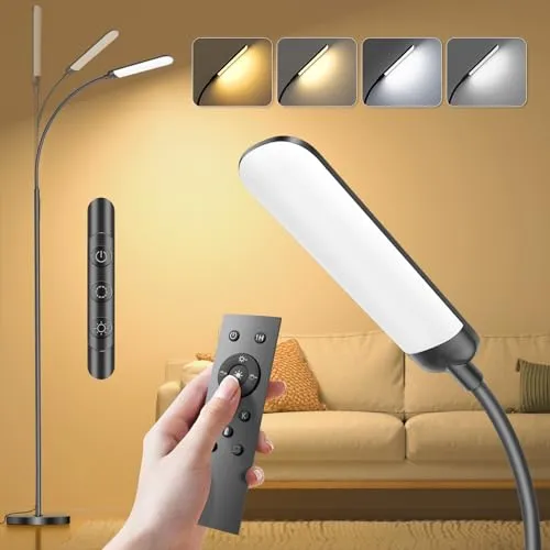 YICAIZI 18W Dimmbare LED Stehlampe mit Fernbedienung