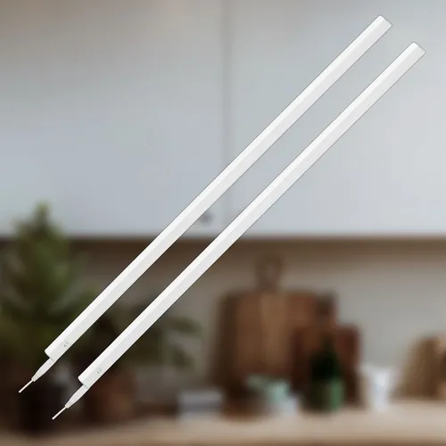 BRILONER 2er Set LED Leiste - Unterbauleuchte für Küche & Schrank - Elegantes 2er Set Unterbauleuchten in Weiß mit neutralweißem Licht. Ideal für Küchen und Arbeitsplätze. Einfache Montage und integrierter Schalter für flexiblen Einsatz.