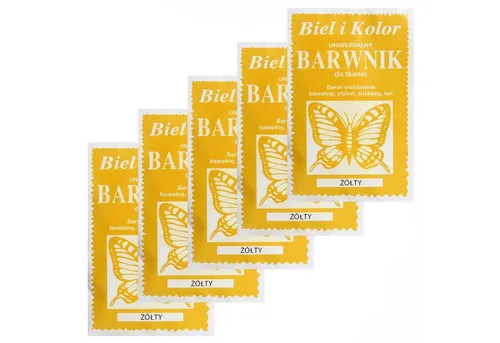 maDDma Kreativset 5 x 10g Batikfarbe Textilfarbe Stofffarbe färben, bitte Farbmix wählen, gelb